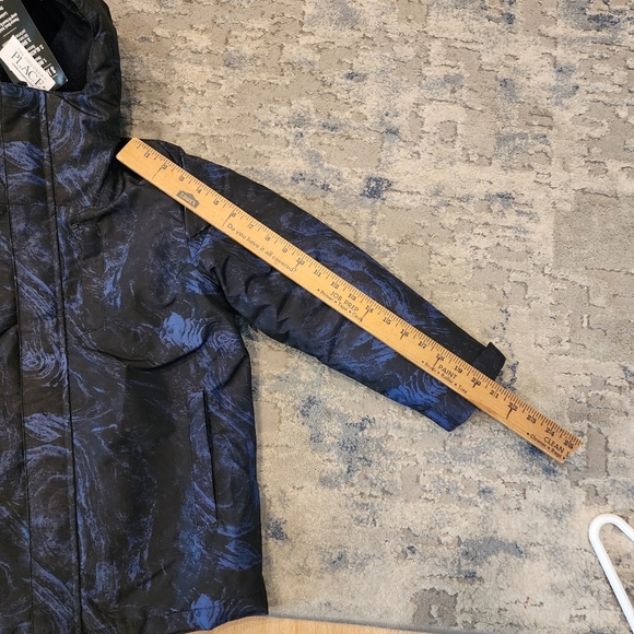 NWT The Children's Place 3 in 1 Blue Black Coat Size Medium - Picture 3 of 16